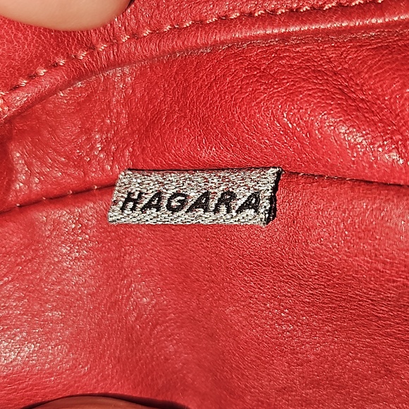 Asymmetrical Leather Hobo Crossbody by Hagara - Picture 6 of 12